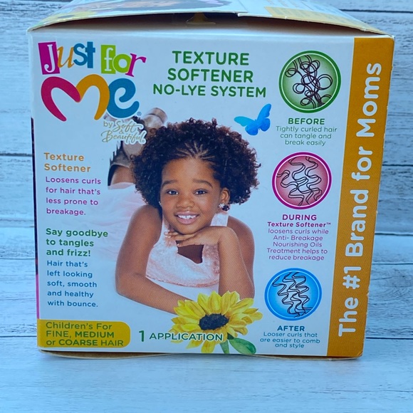 Soft & Beautiful Just For Me Texture Softener No-Lye System  ~ 1 Application Kit - Picture 3 of 4